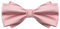 WANYING Nœud Papillon pour Homme Pré-noué avec Fermeture à Crochet Batwing Nœud papillon Réglable 12 × 6 cm - Uni Rose clair
