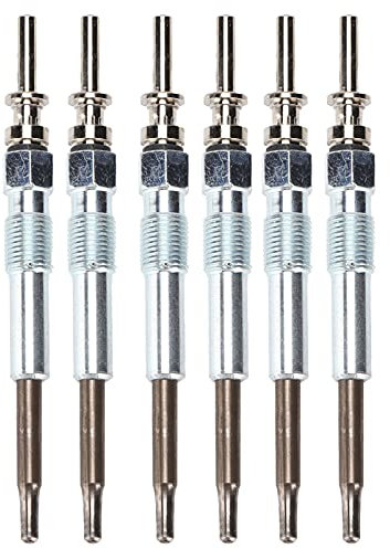 Glühkerzen, Metall-Diesel-Heizkerzen 12237786869 Ersatz für 3 5 6 7 Serie X3 X5 X6 (6 Stück)