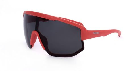 Polaroid Pld 7047/s 0Z3/M9 MATTE RED Sunglasses Unisex Polycarbonate, Standard, 99
