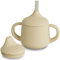 Moonkie Vaso Aprendizaje Bebe 3 Etapas, Vaso Antiderrame Bebe, Vaso Pajita Bebe, Vaso Silicona Bebe Sin BPA, Apto para Lavavajillas, Vaso con Pajita Niños, Vaso Bebe Antigoteo 4 Onzas(Café Claro)