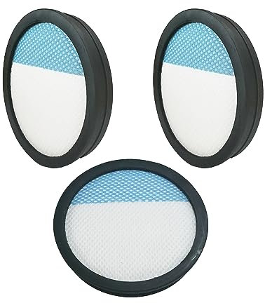 Moreffi Ersatzfilter für Ryobi 18 V ONE+ schnurlosen Stick-Staubsauger PCL720, PBLSV716 und PBLSV717, vergleichbar mit Teil A32SV720N, 3 Stück