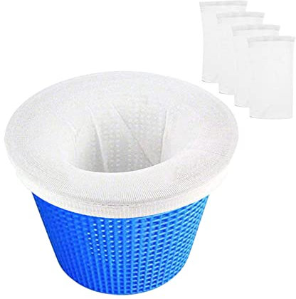 Moxeupon Cesta de skimmer para piscina, colador de piscina con asa, cesta de filtro de repuesto para accesorios de piscina, repuesto de skimmer, cesta de colador, limpia la suciedad y las