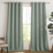 PONY DANCE Verdunkelnde Vorhänge mit Ösen 2er Set H 300 x B 140 cm Blackout Curtains for Living Room Thermovorhang gegen Hitze Wohnzimmer Gardinen Salbeigrün Blickdicht