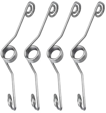 Hinge Pin Door Stop Butterfly Spring Door Stop/Balancer, Wedges Fits on Most Door for Bedroom Interior Outdoor Props(Eliminates The Door Wedge),4 Pack