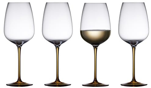 Lyngby Glas Vienna Weinglas 53 cl 4 Stck. Amber