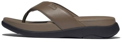 Fitflop F-mode Go Herren-Sandalen mit Zehensteg, walnuss, 43 EU