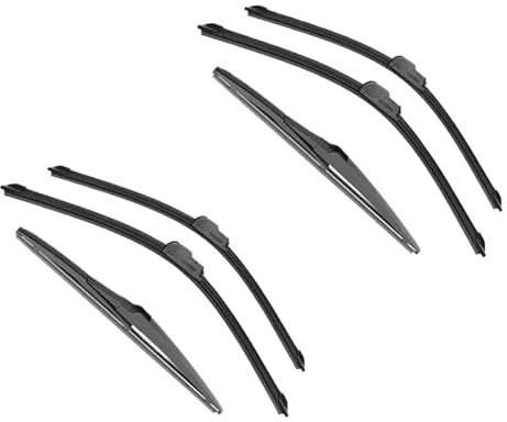 Autowischer Für Mazda 3 BM BN 2013 2014 2015 2016 2017 2018 Auto Vorne Hinten Wischer Klingen Weiche Gummi Scheibenwischer Auto Windschutzscheibe 24 + 18 + 12 Autowischerblätter (Color : 6 wipers