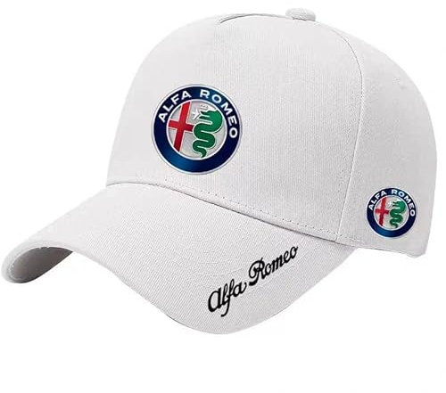 MMHGFIR Baseballmütze, Für Alfa Romeo Giulia Stelvio Atmungsaktive Run Cap,Uni Baseballmütze Verstellbar Schirmmütze,E