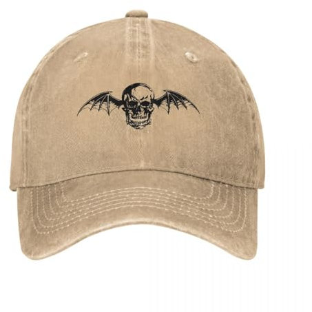 Avenged Sevenfold Skull Demon A7x Rock Band Männer Frauen Baseballkappe Distressed Washed Hats Cap Outdoor-Aktivitäten Snapback Cap Geschenk