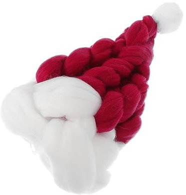 COLLBATH Cappello Da Babbo Natale Puntale Per Albero Di Natale Ciondolo Per Albero Vetrina Decorazione Decorativa