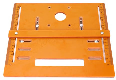 Circular Saw Base Plate Cutting Machine Base Plate 28x25cm Oblique Cut Handheld Cutter Backing Woodworking Insert Bottom Plate for 4 Inch Motor