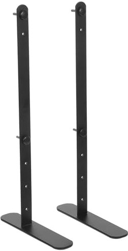 DOITOOL 2pcs Pegboard Desk Mount Stand for Office Versatile Display Rack with Sturdy Support and Easy Installation Gaming Organizing and Crafting