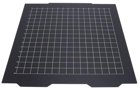 3D -Drucker -Build -Platte, 3D -Druckerteile und Zubehör Transferplatte 365 X 365 Mm Doppelseitiger Kohlefaser -PET -Pulver -Pulver -Schicht Pei Federstahlblatt für Xl