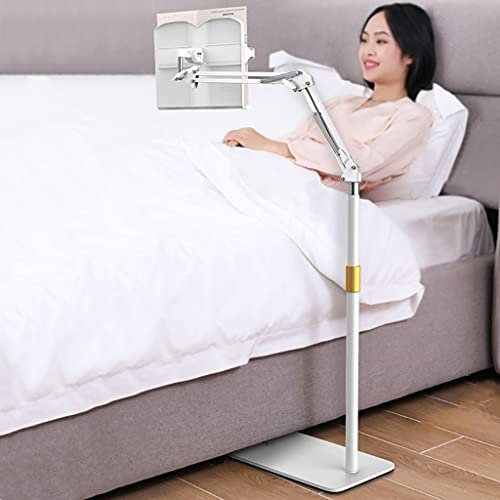 Adjustable Floor Stand for Reading and Cooking, Sturdy Rolling Lectern with Extra Large Holder for Books and Tablets, Enhances Comfort in Kitchens and Libraries