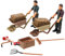 Yardwe Set 12 Accessori Agricoli in Miniatura per Modellini Contadino e per Decorazioni da Giardino e Casa delle