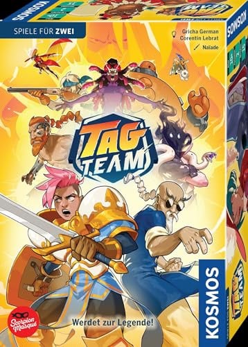 Kosmos Tag Team, Spiel für 2 Personen, Taktisches Deckbuilding Spiel | Brettspiel, Gesellschaftsspiel ab 10 Jahre, Longlist Kennerspiel des Jahres 2026