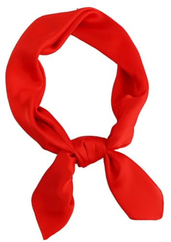 Lyivisk Damen Seidentuch Leicht Eleganter Seidenschal Halstuch Bandana Kopftuch Vielseitiges Tuch für Alltag, Büro, Reisen