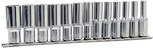 Blue Spot Tools 01542 13 Piece 3/8 Inch Deep Metric Sockets