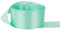 Ribbon Bazaar - Doppelseitiges Satinband, Satin, aqua blue, 3/8 inch 50 yards