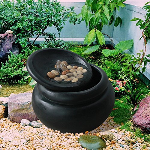Peaktop Garden Springbrunnen | Outdoor Garden Pot Wasserfall Feature FI0031AA-EU