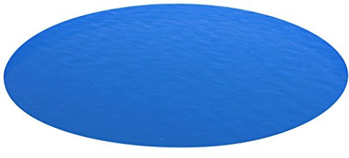 Festnight Bâche de Piscine Bleue Ronde 488 cm en Film PE épais avec des Bulles d'air