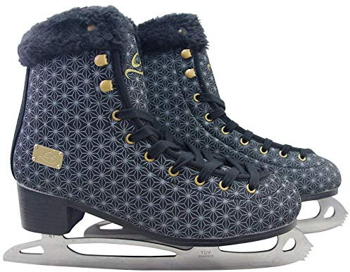 Cox Swain Figure Kinder-/ Damen Schlittschuhe -Kimber- alle Größen, Colour: Black, Size: 40