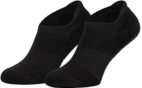 Piarini Pilates Socken Damen Anti Rutsch - Yoga Socken - Stoppersocken & Antirutschsocken Frauen schwarz 39 49 41 42