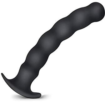 Plug anal en silicone - Godemichet anal - Boules anales avec base étroite et évasée - Jouet sexuel pour adultes - Pour hommes et femmes - Roluck (S)……