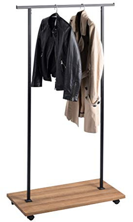 M2 Kollektion Bangkok Kleiderständer/Garderobe, MDF, B/H/T= 80x161x40cm