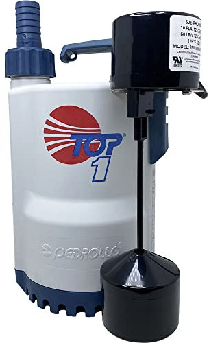Pompa di sollevamento 220v Pedrollo Top 1 Gm Acqua Pioggia Galleggiante Verticale 4,8 M3/h 0,25 Kw