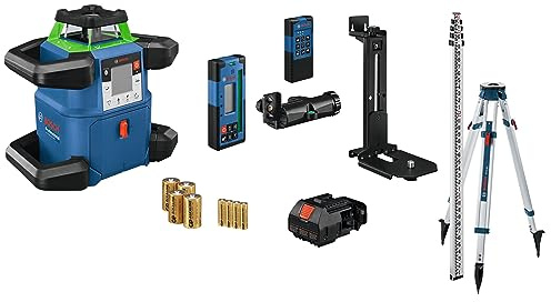 Bosch GRL4000-90CHVGK-S 18V REVOLVE4000 Connected Green-Beam Self-Leveling