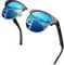 GQUEEN Gafas de Sol Hombre Mujer Polarizadas Clasicas Estilo Medio Marco Retro Protección UV400 para Conducción GQO6