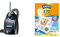 Siemens Staubsauger mit Beutel Q5.0 Extreme silencePower VSQ5X1230, Bodenstaubsauger, 850 W, schwarz & Swirl S 73 MicroPor® Plus Staubsaugerbeutel, 4 Stück inkl. Filter