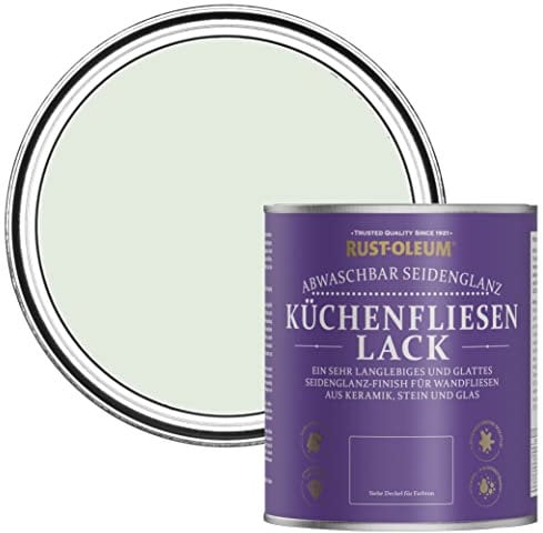 Rust-Oleum Green water resistant Kitchen Tile Paint in Satin Finish - Sage Mist 750ml