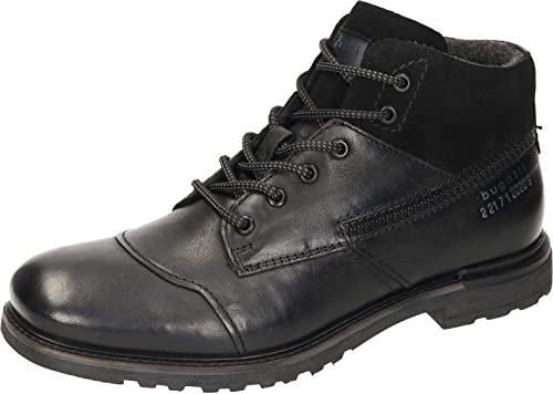 bugatti 321-A0U3G, Stivali Uomo, Nero, 42 EU