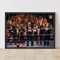 WWE Print – The Bloodline in Ring Poster Wrestling Wandkunst (A4-21 cm x 29,7 cm)