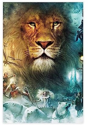 Filmkunst-Poster The Chronicles of Narnia The Lion, The Witch And The Wardrobe, Leinwand-Poster, Schlafzimmer, Dekoration, Sport, Landschaft, Büro, Raumdekoration, Geschenk, ungerahmt, 20 x 30 cm