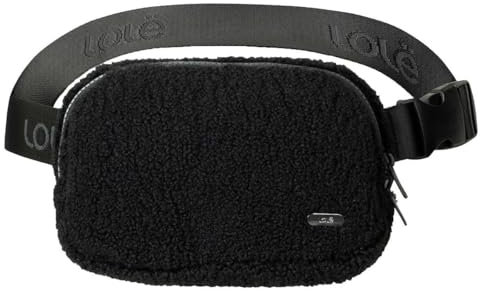Lole Sherpa-Gürteltasche, Unisex, schwarz, verstellbar, vielseitig einsetzbar, Schwarz, Verstellbar, vielseitig einsetzbar