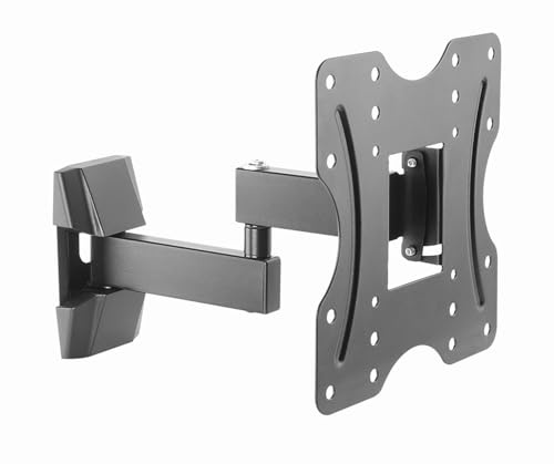 Gembird Full-Motion TV-Wandhalterung für 23''-42'' Bildschirme, schwenkbar, neigbar, VESA-kompatibel, robuste Stahlkonstruktion, einfache Installation, Schwarz