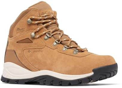Columbia Womens Newton Ridge Plus Waterproof Amped, Elk/Dark Stone, 10