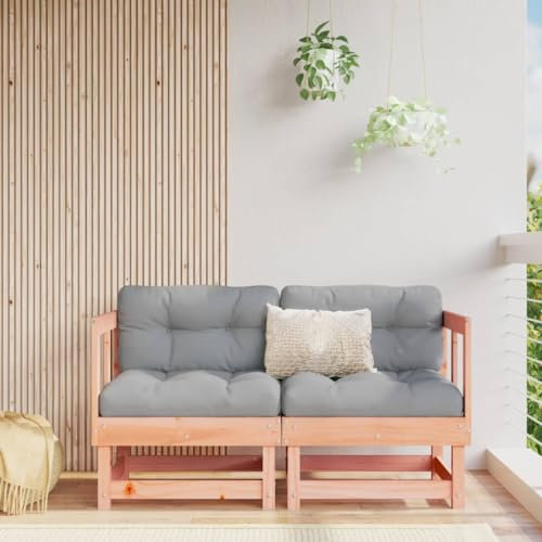 Homgoday Eck-Gartensofas aus Douglasien-Massivholz, Möbel, für den Außenbereich, für den Garten, Bett, Sofa, Sofa, Garten, Wohnzimmer, Terrasse, Außenbereich, Möbel