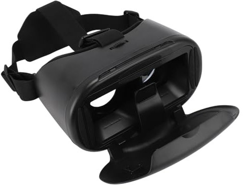 Bewinner 3D VR Headset - 58–75 Mm Verstellbare Virtual Reality Brille, Augenschützende VR Brille mit Anti-Blau Gläsern für 5–7-Zoll Telefone