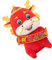 Gogogmee Stoffpuppe Mit Drachen Im Chinesischen Stil Drachenspielzeug Im Chinesischen Stil Drache Gefülltes Puppenspielzeug Drachenplüsch Kawaii Kuscheltiere Stofftierpuppe Pp Baumwolle