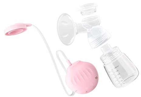 Hohopeti 1 Set tiralatte elettrico kep Strumento allattamento snug massaggiatori elettrici di aspirazione pompa di del latte pp rosa