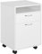HOMCOM Rollcontainer, Aktenschrank mit Ablage, Bürocontainer mit Schublade, Büroschrank, Aufbewahrung Container, für Büro, Arbeitszimmer, Weiß, 40 x 35 x 60 cm