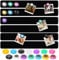 Magnetic Bulletin Board 6PCS Frameless Iron Board Strips Memo Board Bar Adhesive Backing Stainless Whiteboard Strips with 20PCS Magnet for Classroom Office Kitchen