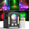 24W Disco Partylicht, 4 in1 LED RGB + COB DJ Bühnenlicht mit Fernbedienung, 8 Selbstfahrende Modi Mini Effektstrahler, geeignet für Familienfeiern Geburtstagsfeiern Bar Bühnen Festivals Geschenke