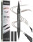 Waterproof Microblading Eyebrow Pen Pencil, New 2 in 1 Double Ended Magic Precise Eyebrow Pen Microblade Effect Eyebrow Pencil Brow Contouring Pen with 2 Micro Fork Tip, Last All-Day (#02 Brown)