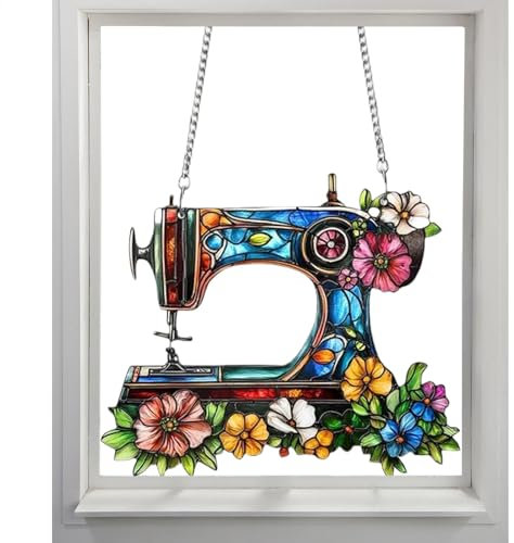 Nähen Weihnachten Ornamente, Acryl Nähmaschine Ornament, Weihnachten Nähen, Auto Ornamente für Weihnachten, Wand Anhänger Dekorationen, Weihnachtsbaum Ornamente, Weihnachten Home Decor