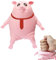 JIEBWCHA Squishy Squeeze Spielzeug - Anti Stress Schwein Rosa, Pig Fidget Toy, Rosa Schweinchen Quetschspielzeug, Stress Schwein Stress Spielzeug, Antistress Spielzeug Squishy Pig